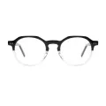 Tillman - Round Black Glasses for Men & Women